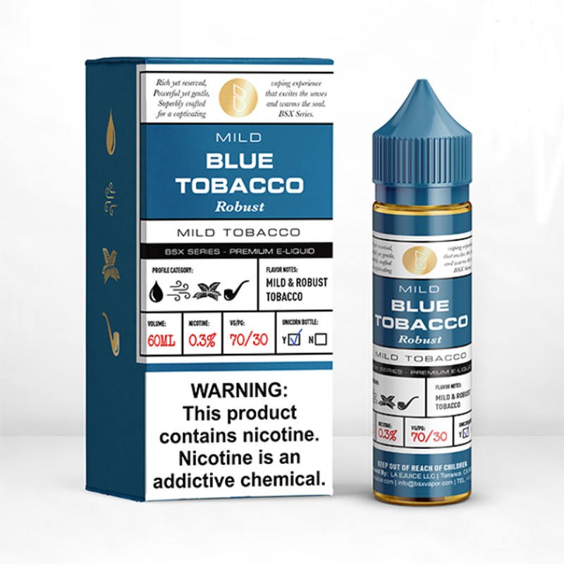 Mild Robust Blue Tobacco by GLAS BSX E-Liquid