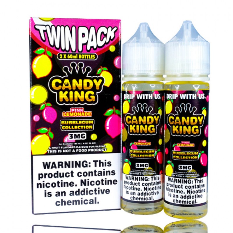 Pink Lemonade By Candy King Bubblegum Collection E-Liquid