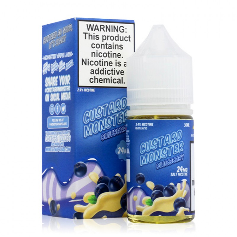 Blueberry Custard By Custard Monster Salts E-Liquid