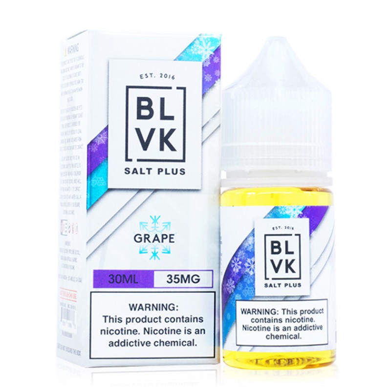 Purple Grape Ice (Grape Ice) by BLVK Salt Plus E-Liquid