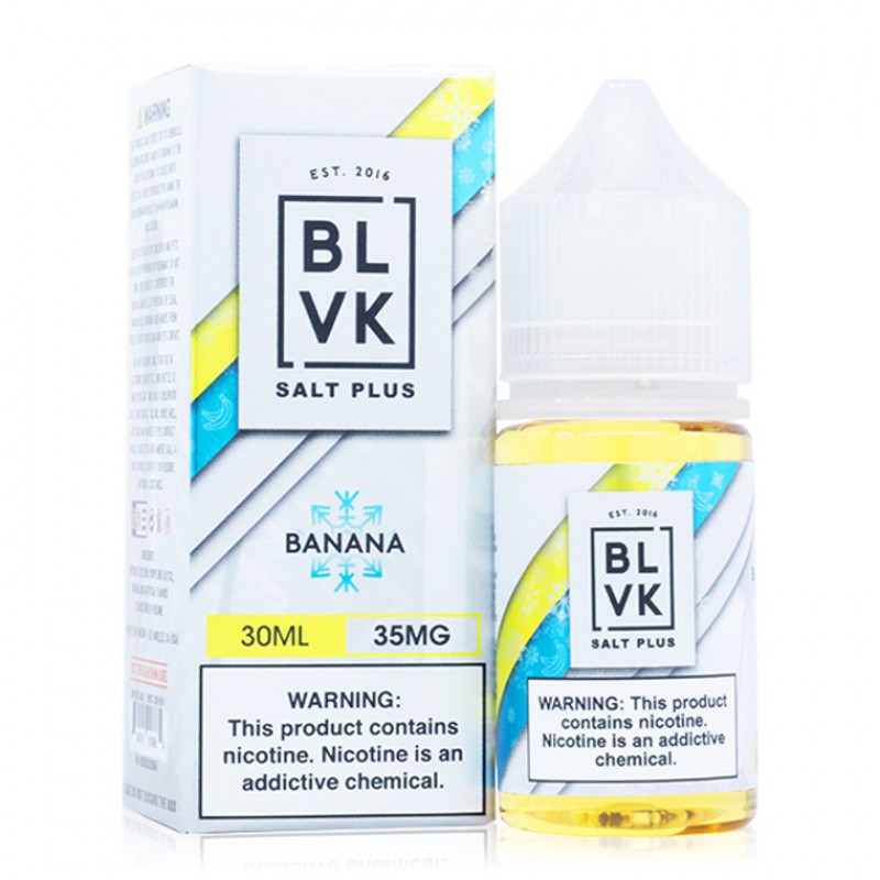 Nana Ice (Banana Ice) by BLVK Salt Plus E-Liquid