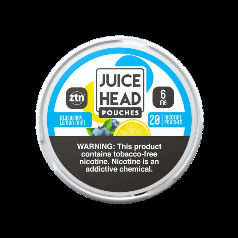 Blueberry Lemon Mint by Juice Head ZTN Pouches | 5-Cans