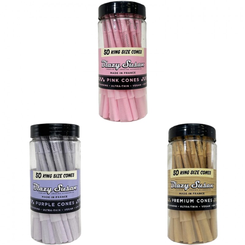 Blazy Susan King Size Cones (50ct Jar)