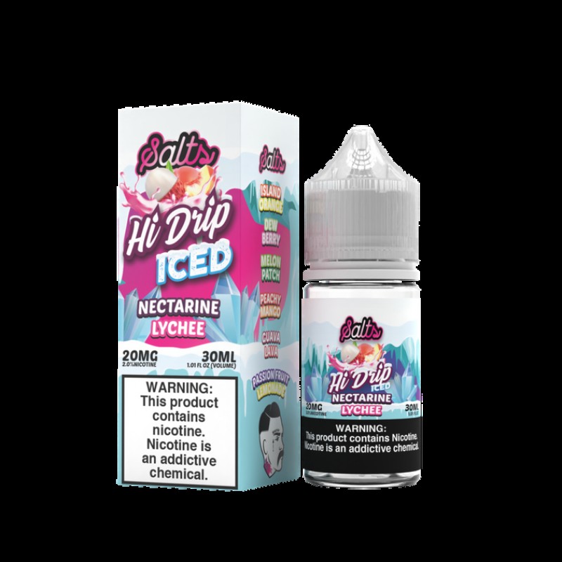 Nectarine Lychee Iced by Hi-Drip Salts Series 30mL