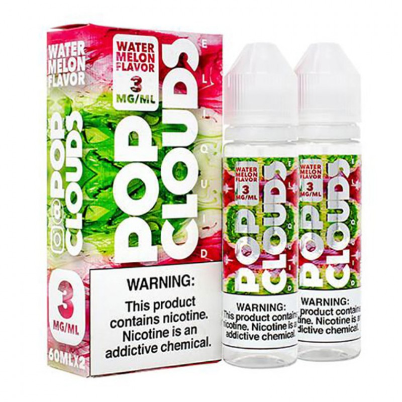 Watermelon  (x2 60mL)  by Pop Clouds TFN E-Liquid