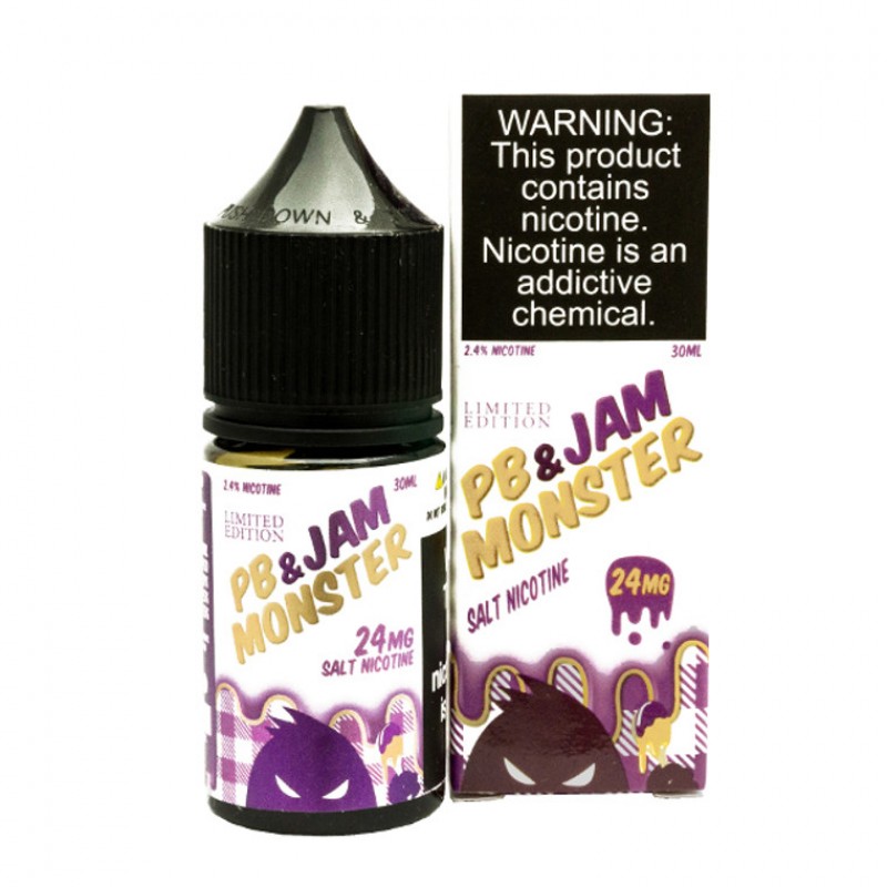 Grape PB & J By Jam Monster Salts E-Liquid