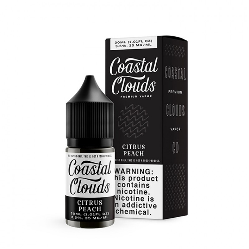 Citrus Peach By Coastal Clouds Salt E-Liquid (Sugared Nectarine)