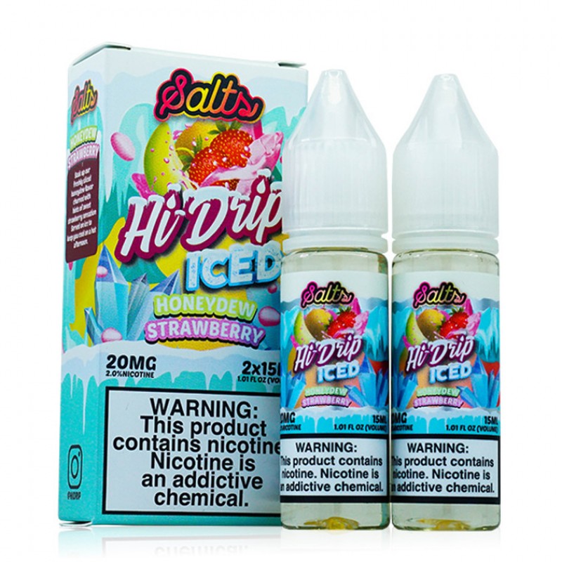 Dewberry Iced (Honeydew Strawberry Iced) Salt By Hi-Drip E-Liquid