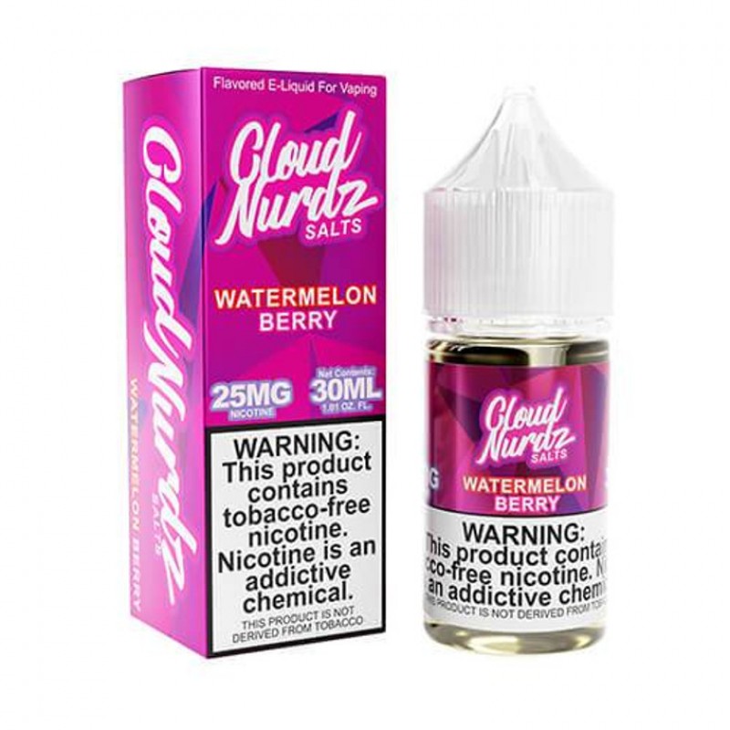 Watermelon Berry by Cloud Nurdz TFN Salts E-Liquid