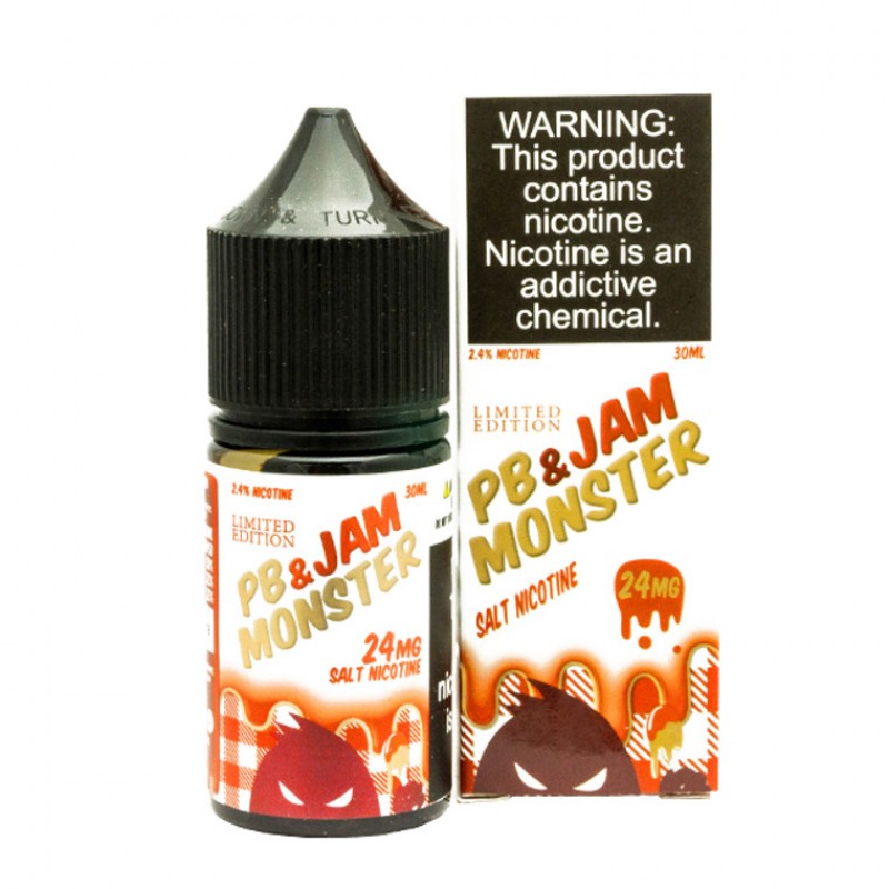 Strawberry PB & J By Jam Monster Salts E-Liquid