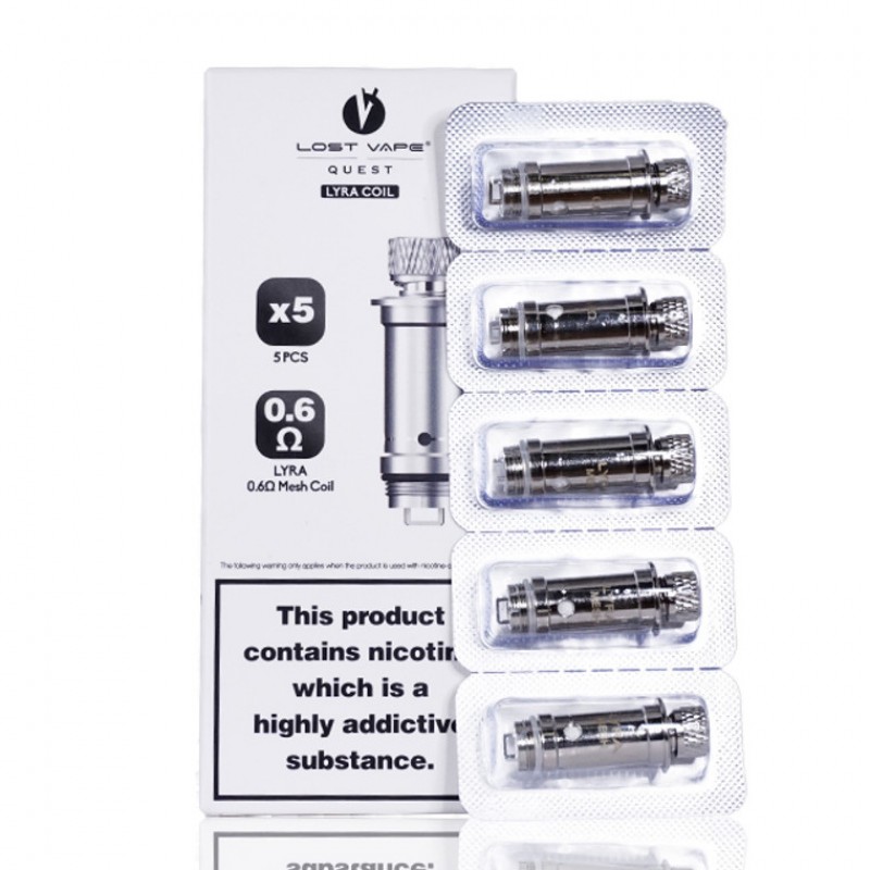 Lost Vape Lyra Replacement Coils (5-Pack)