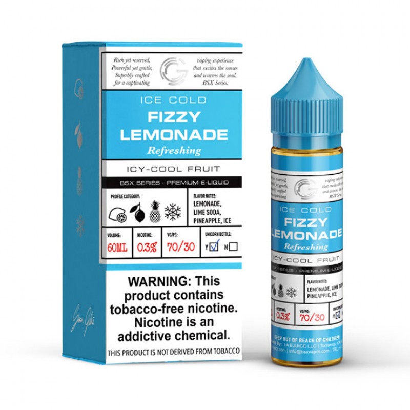 Fizzy Lemonade by GLAS BSX E-Liquid