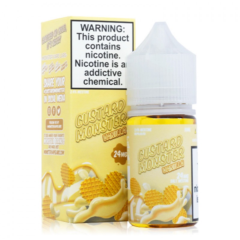 Vanilla Custard By Custard Monster Salts E-Liquid