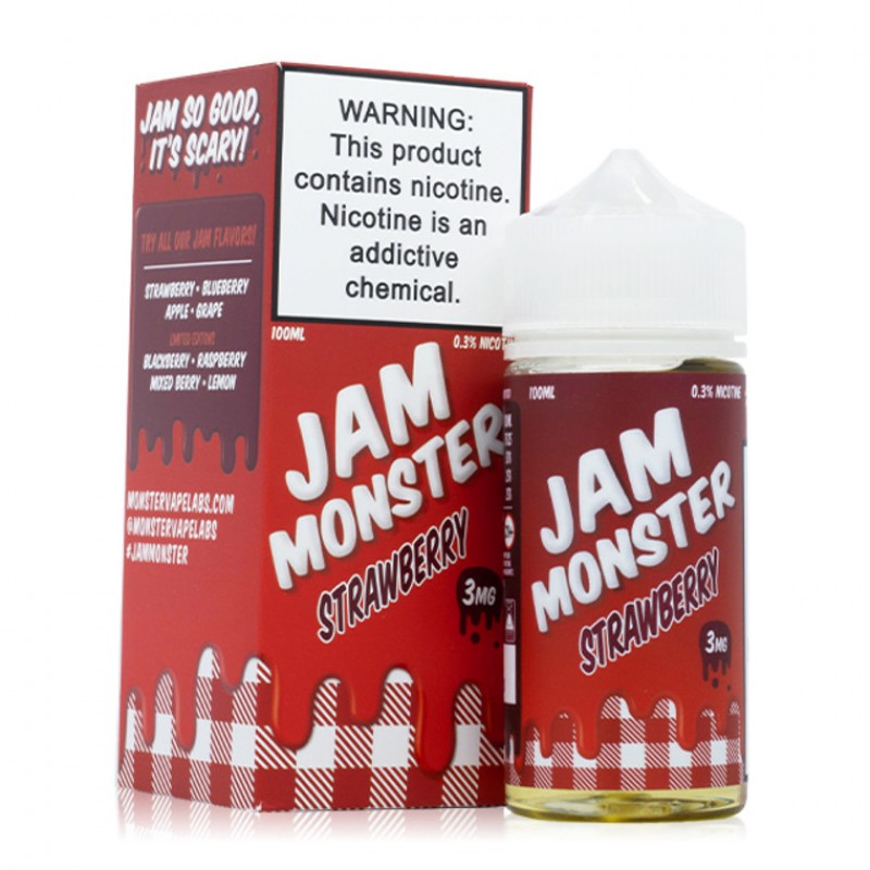 Strawberry by Jam Monster E-Liquid