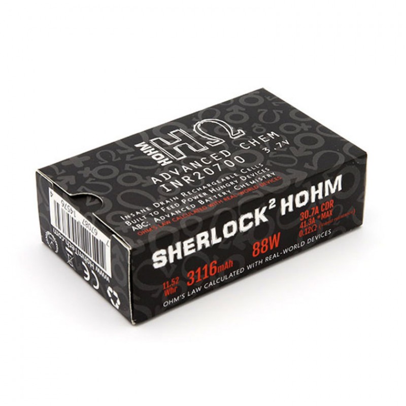 Hohm Tech Sherlock2 20700 41.3A 3116mAh | 2-Pack