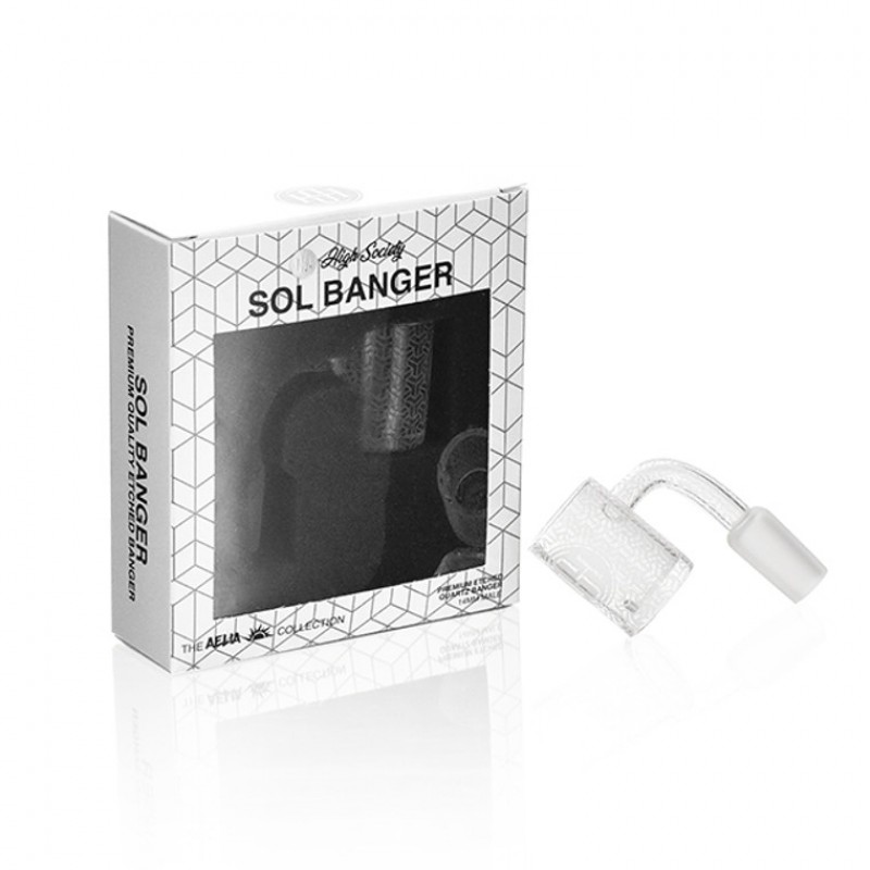 High Society - Sol Premium Etched Quartz Banger